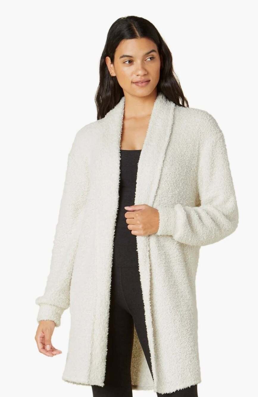 Beyond Yoga Cloud Cover Boucle Cardigan